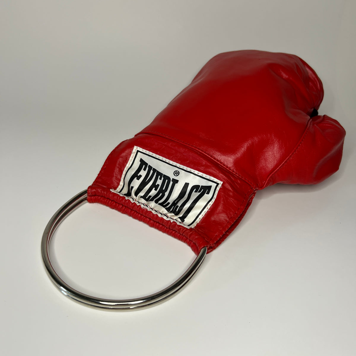 Vintage Genuine Leather with Silver Handles