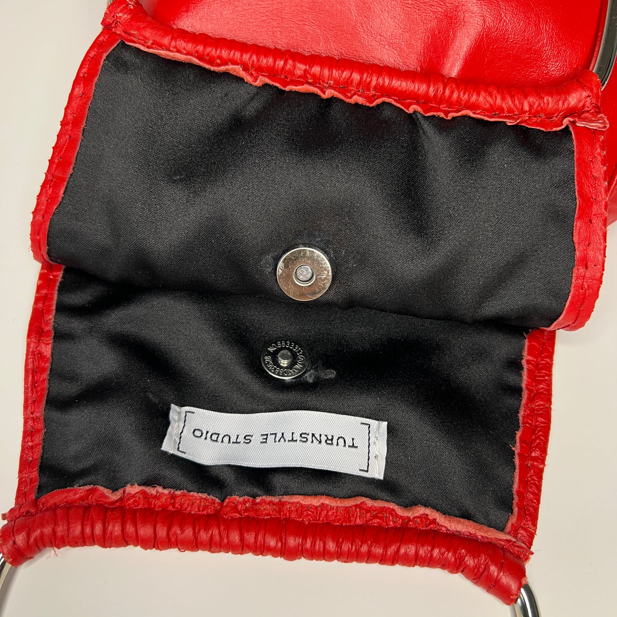 Vintage Genuine Leather with Silver Handles