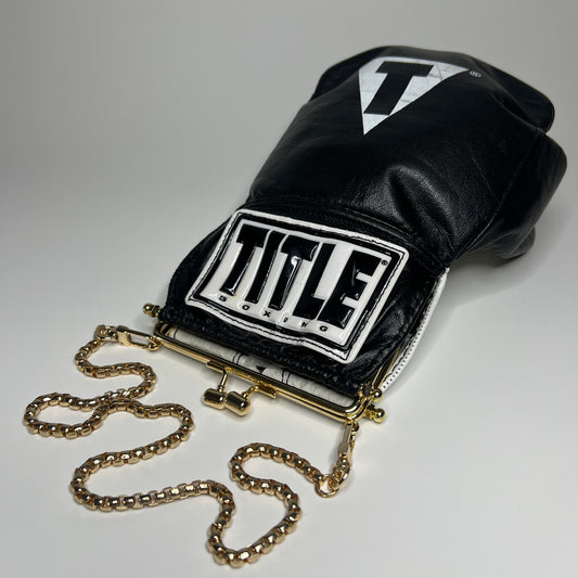 Vintage Genuine Leather with Gold Hardware and 23 inch chain