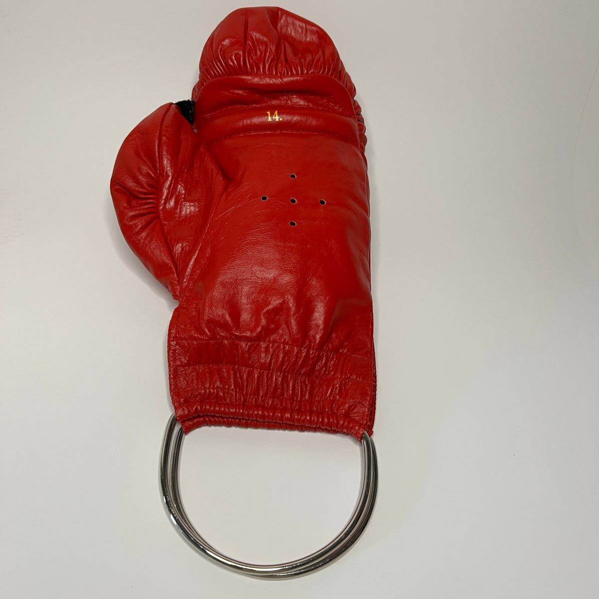 Vintage Genuine Leather with Silver Handles