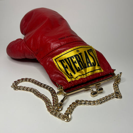Vintage Genuine Leather, Gold Hardware with 21 Inch Chain