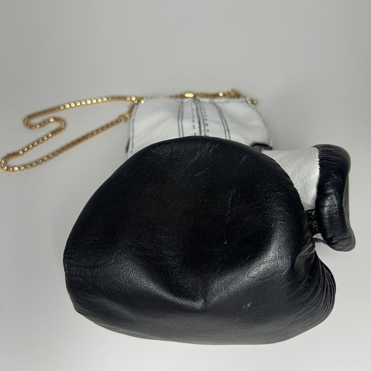 Vintage Genuine Leather with Gold Hardware and 23 inch chain