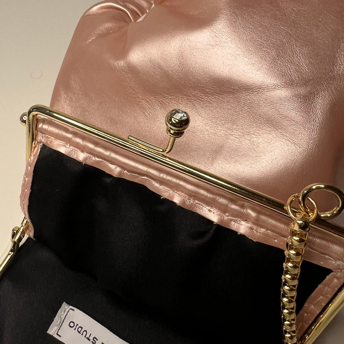 Light Pink with Gold Hardware with 20 inch Chain
