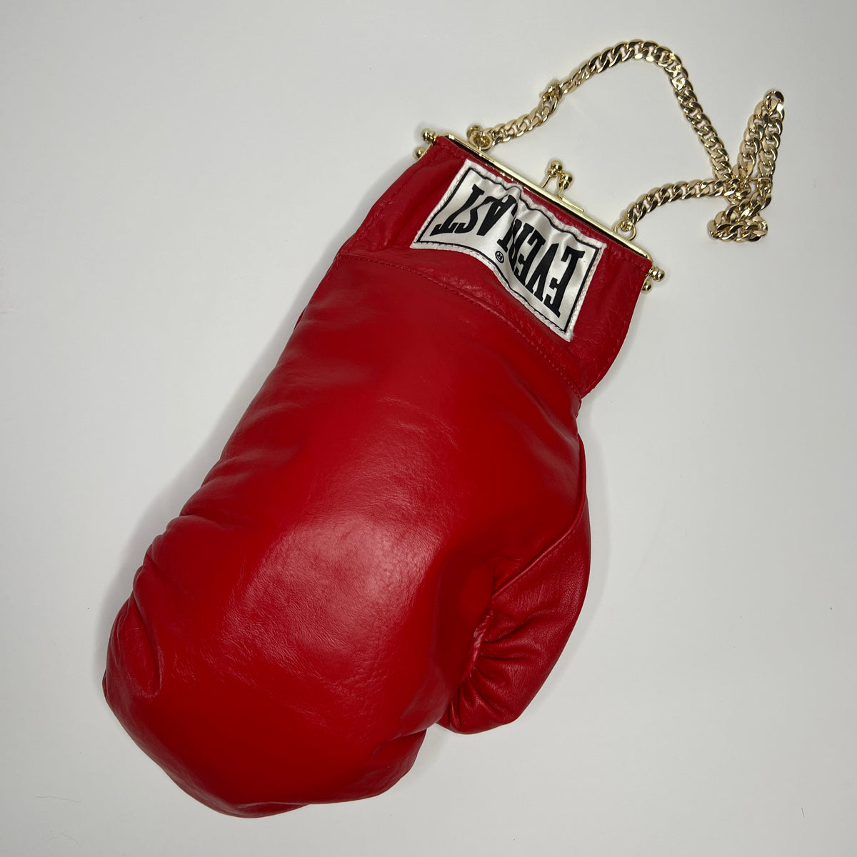 Vintage Genuine Leather, Gold Hardware with 20 Inch Chain