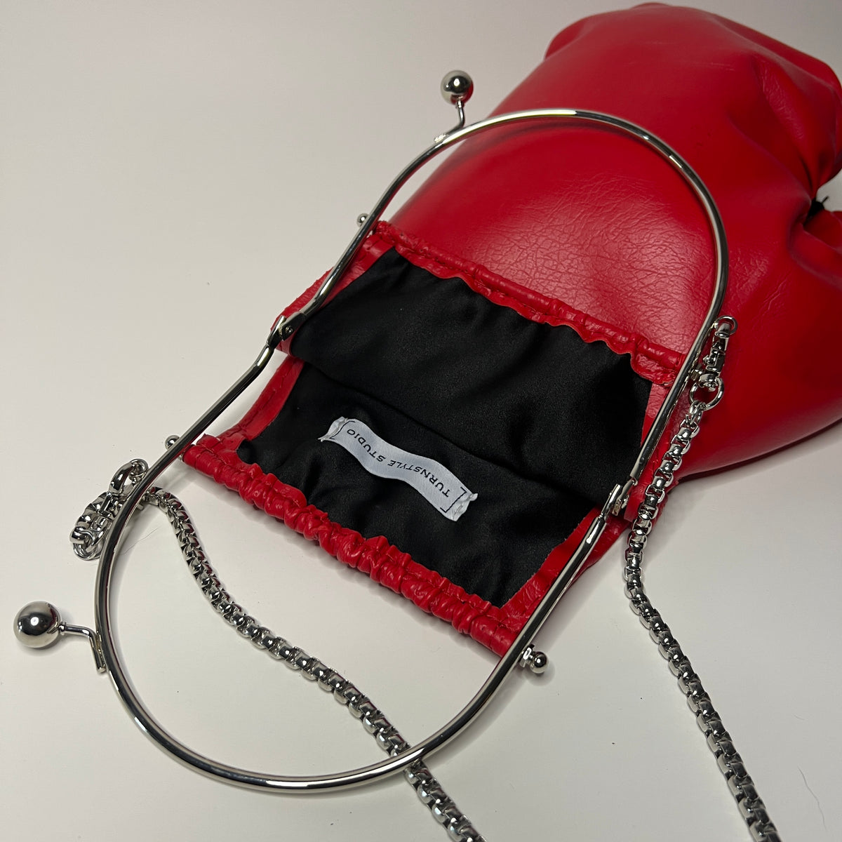 Vintage with Silver Hardware and 47 Inch Chain