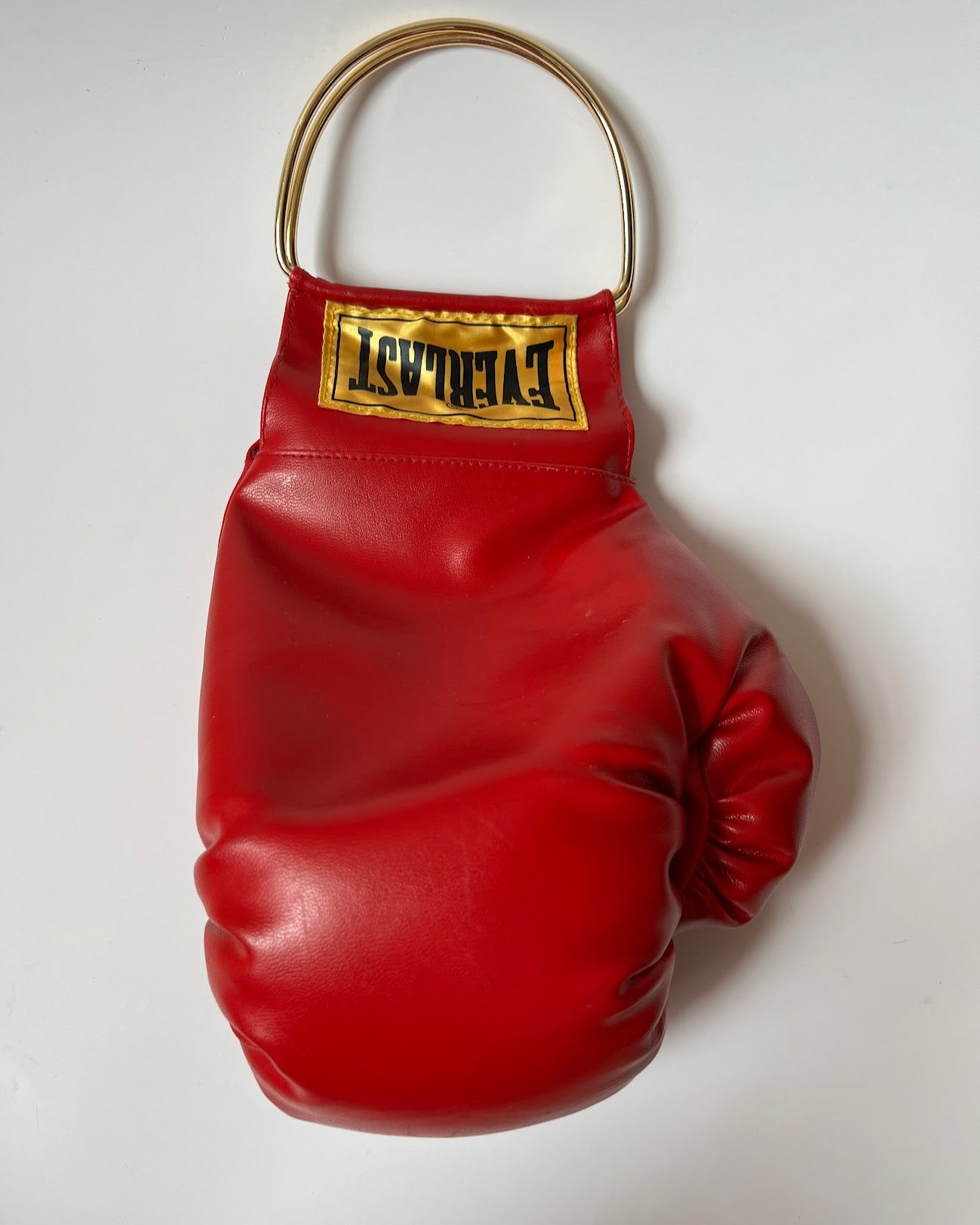 Punching Bag with Gold Handles